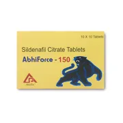 Abhiforce 150 mg Box/Carton showing the Front face.