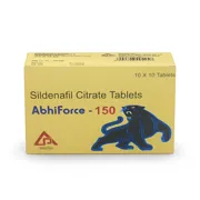Abhiforce 150 mg Box/Carton showing the Front face.