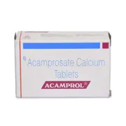 Acamprol 333 Mg Box/Carton showing the Front face.