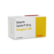 Acegaba 100 Capsule Box/Carton showing the Front face.