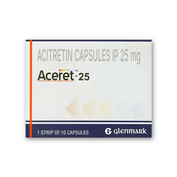 Aceret 25 mg Capsule pack