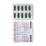 Aceret 25 Mg Capsule Blister Pack showing the Front/Back face.