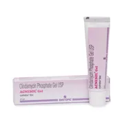 Acnesol Gel 1% (20 gm) Tube + Box/Carton showing the Front face.
