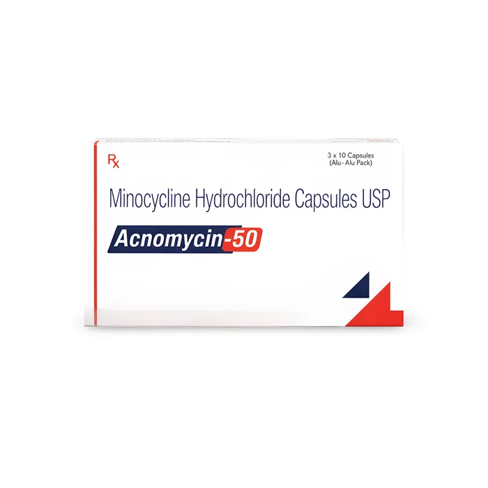 Acnomycin 50 Capsule pack