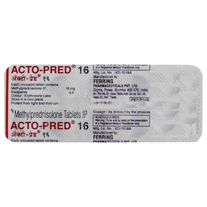 Acto Pred Tablets 16 mg pack