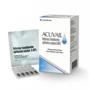 Acuvail Eye 15S 0.4 ml Box/Carton + Sachet showing the Front/Back face.