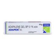 Adapen Gel Tube showing the Front face.