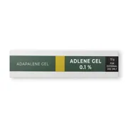 Adlene 0.1% Gel Tube showing the Front face.