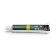 Adlene 0.1% Gel Tube showing the Front face.