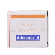 Admenta 5 Mg Box/Carton showing the Front face.