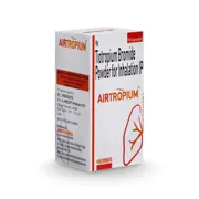 Airtropium Capsule Box/Carton showing the Front face.