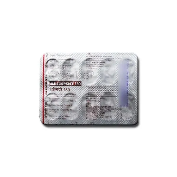 Alcipro 750 mg Tablet pack