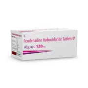 Algrot 120 Mg Tablet Box/Carton showing the Front face.