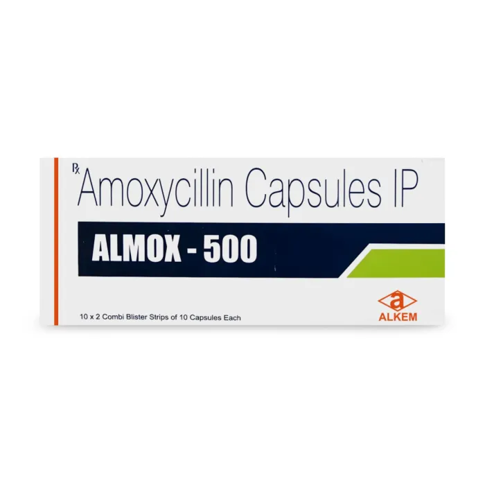 Almox 500 mg Capsule pack