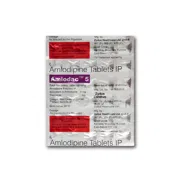 Amlodac 5 Tablet Blister Pack showing the Front face.