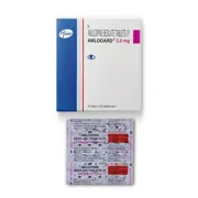 Amlogard 2.5 Mg Tablet Box/Carton + Blister Pack showing the Front face.