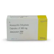 Amoxytor 500 Mg Capsule Box/Carton showing the Front face.