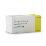 Amoxytor 500 Mg Capsule Box/Carton showing the Front face.