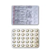 Amtas 5 Tablet Blister Pack showing the Front/Back face.