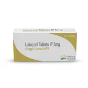 Angiotensin 5 Mg Tablet Box/Carton showing the Front face.