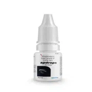 Apdrops 5 ml Eye Drops Bottle showing the Front face.