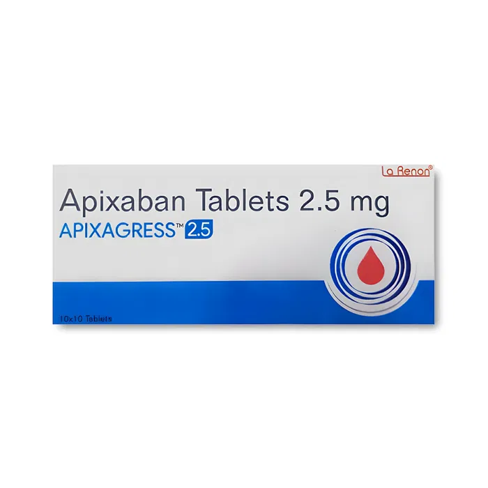 Apixagress 2.5 mg Tablet pack
