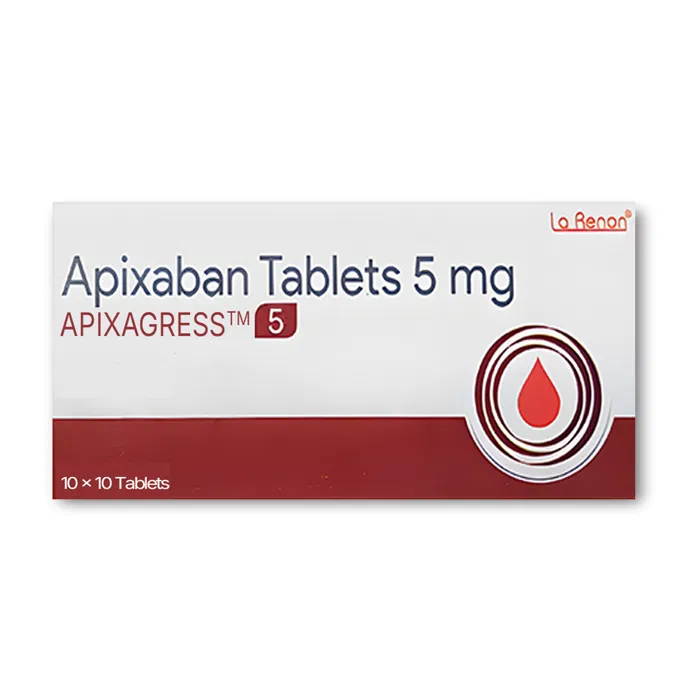 Apixagress 5 mg Tablet pack