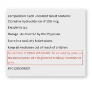 Arkamin 100 Mcg Sachet showing the Back face.