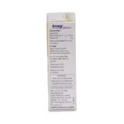 Arzep 10 ml Box/Carton showing the Back face.