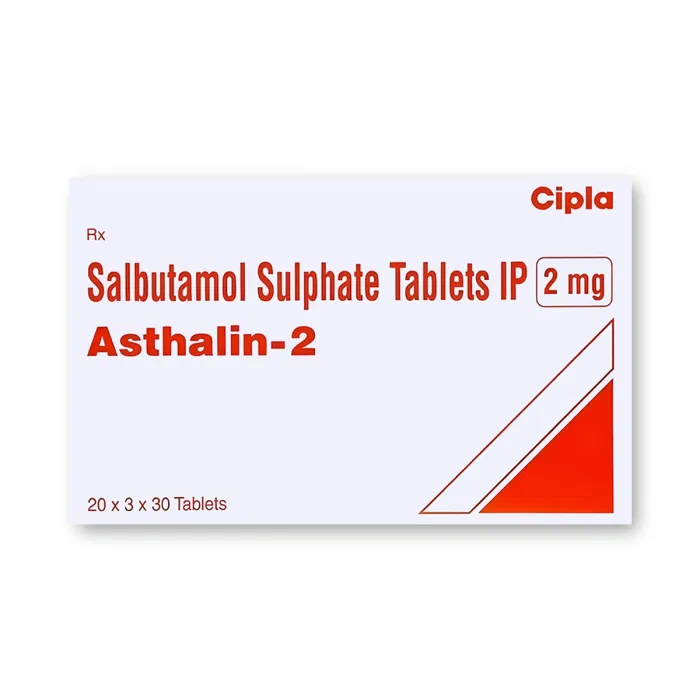 Asthalin 2 mg Tablet pack