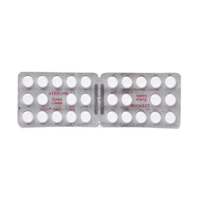 Aten 100 mg Tablet pack