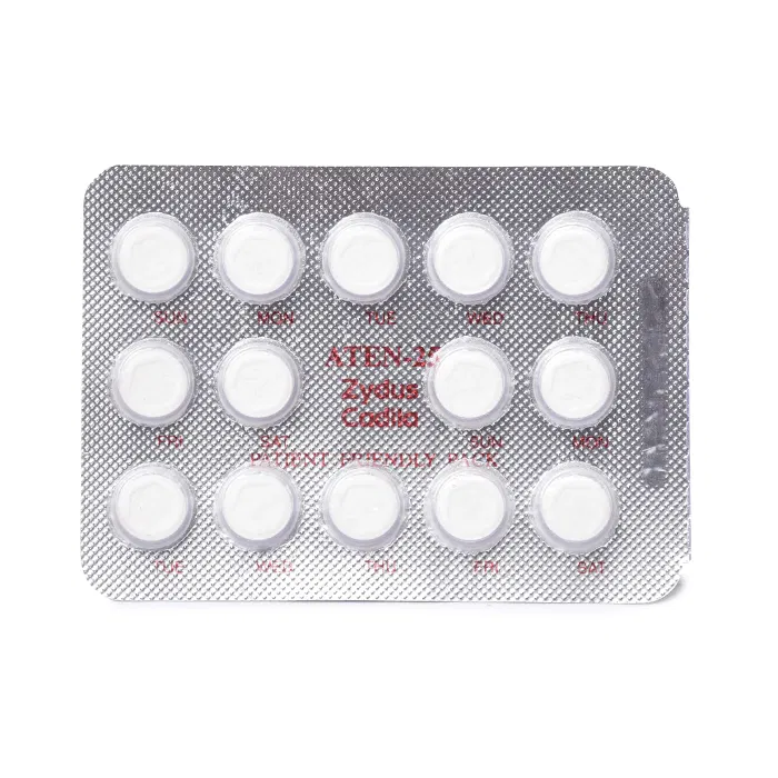 Aten 25 mg Tablet pack
