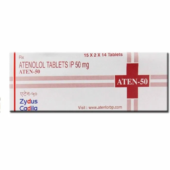 Aten 50 mg Tablet pack