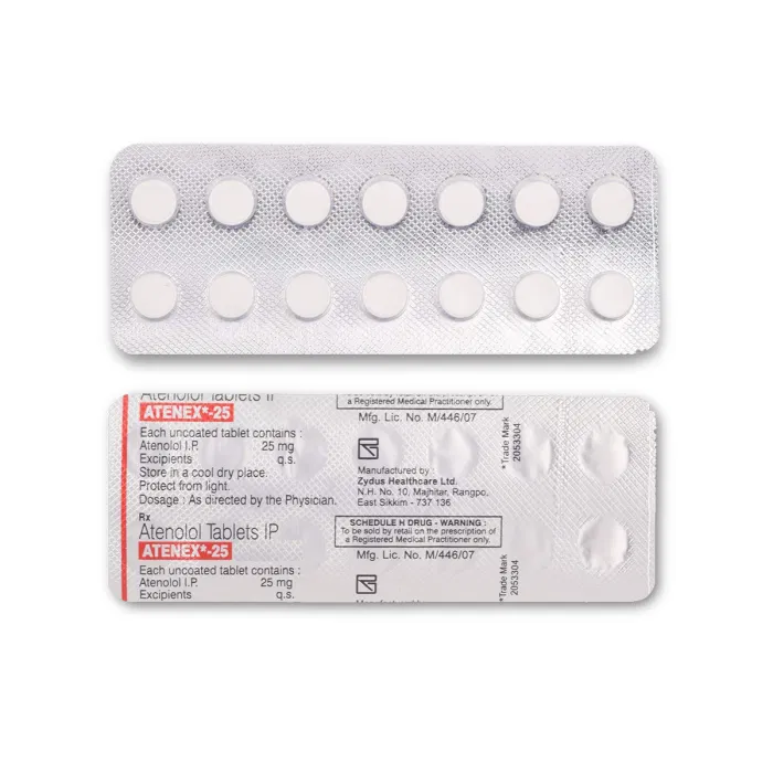 Atenex 25 mg Tablet pack