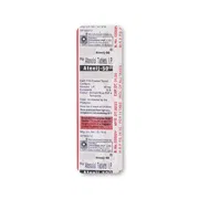 Atenij 50 Mg Tablet Blister Pack showing the Back face.
