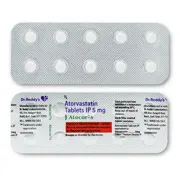 Atocor 5 Tablet Blister Pack showing the Front and Back face.