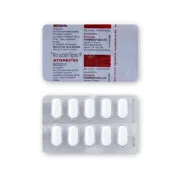 Atorec 80 Tablet Blister Pack Front and Back view