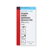 Atropine 3.5 gm Box/Carton showing the Front face.