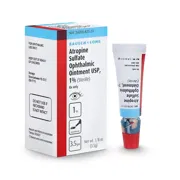 Atropine 3.5 gm Box/Carton + Tube showing the Front face.
