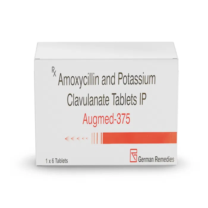 Augmed 375 mg Tablet pack