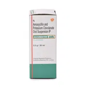Augmentin Dry Syrup 30 ml Box/Carton showing the Front face.