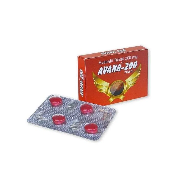 Avana 200 mg Tablet pack