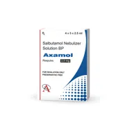 Axamol 2.5 Mg Respules 2.5 ml Box/Carton Front view