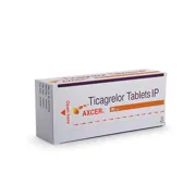 Axcer 90 Mg Tablet Box/Carton showing the Front face.
