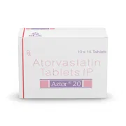 Aztor 20 Tablet Box/Carton showing the Front face.