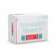 Aztor 5 Tablet Box/Carton showing the Front face.