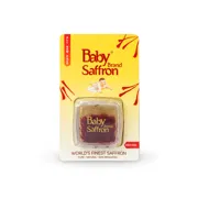 Baby Brand Saffron 1 gm Sachet showing the Front face.