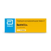 Bactrim DS Tablet Box/Carton showing the Front face.