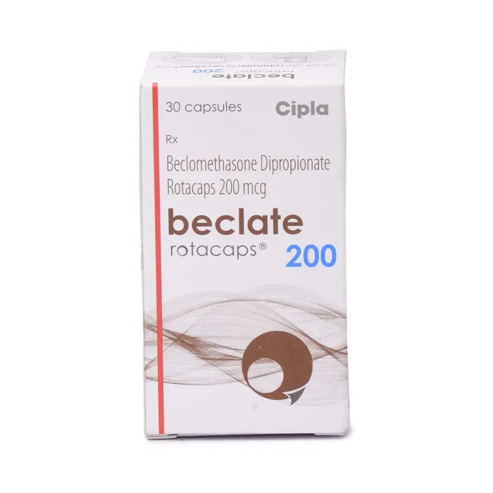 Beclate Rotacaps 200 mcg pack