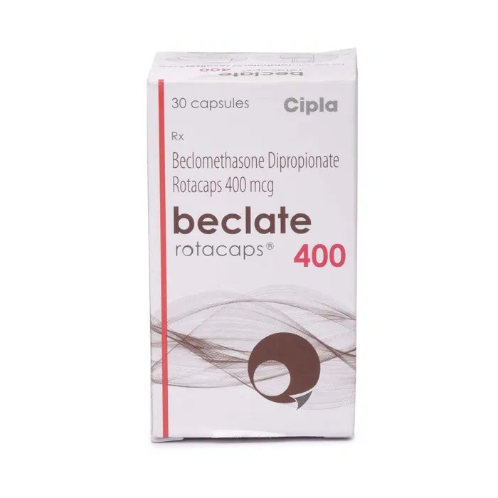 Beclate Rotacaps 400 mcg pack